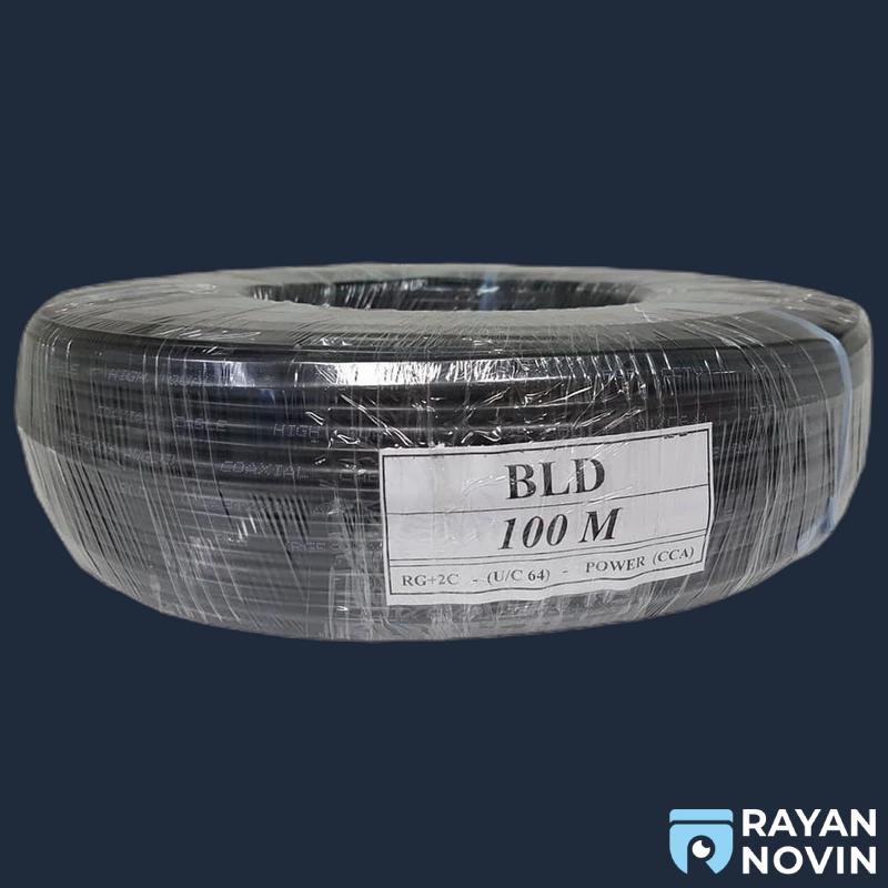 کابل RG59 ترکیبی دوربین  مداربسته مس  100 متری