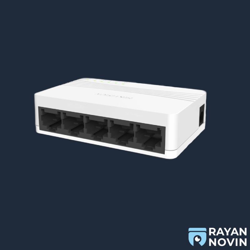 سوئیچ شبکه 5 پورت هایک ویژن مدل DS-3E0105D-E