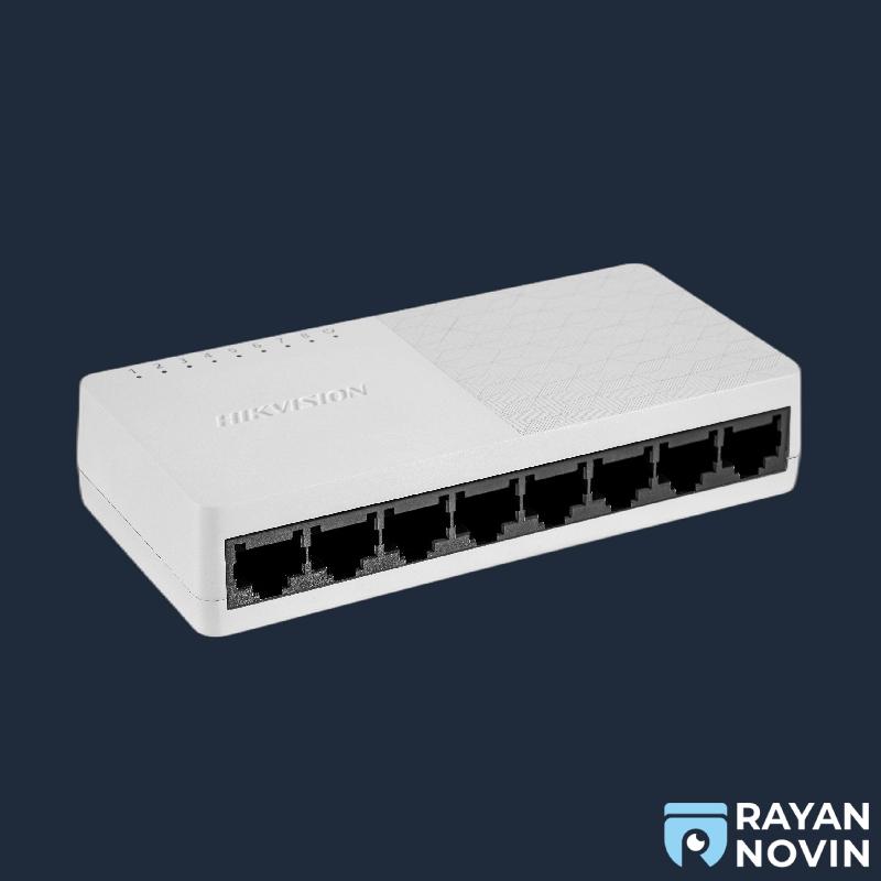 سوئیچ شبکه 8 پورت گیگابیت هایک ویژن مدل DS-3E0508D-O